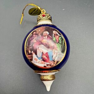 1999 Bradford Edition Ornament Gifts‎ to Jesus Promise of a Savior